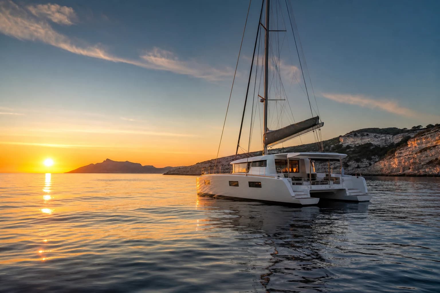 Sérénité, a Catamaran available for rent in Marseille